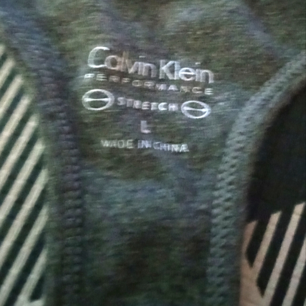 Calvin Klein Charcoal Racerback Bra - Picture 2 of 3
